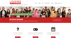Desktop Screenshot of loisirsnumeriques.org